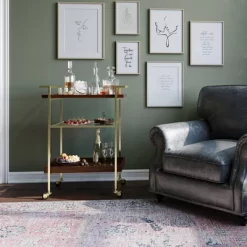 Moyer Bar Cart Cognac - WyndenHall