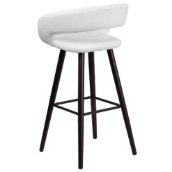 Merrick Lane Wood Ultramodern Bar Counter Stool With Upholstered Seat -Home Style Deals Store GUEST 20291d66 810c 4c9f b812 4568578616e5