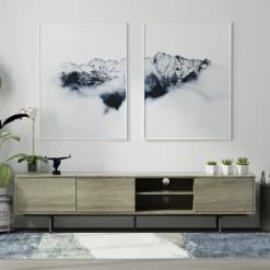 Glenwillow Home Atlas 78" X 20" Mid-Century Modern Buffet/Sideboard/TV Console -Home Style Deals Store GUEST 204ee296 41c1 4973 aaed 740db6bdbef9