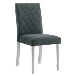 2pc Singger Writing Desk With Chair Gray - HOMES: Inside + Out -Home Style Deals Store GUEST 20862193 a01f 45f6 bfa6 9956017062dc