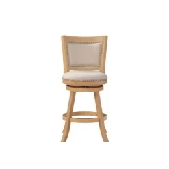 Boraam Melrose Distressed 24" Counter Height Barstool - Driftwood Crème