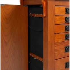Delia Jewelry Armoire Brown - Powell Company -Home Style Deals Store GUEST 2245716a fa42 47af 9bbe f7ab634fcde4