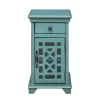 Enson 1 Drawer 1 Door Chairside Cabinet - Treasure Trove Accents