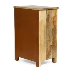Sandia Handcrafted Boho 4 Drawer Mango Wood Nightstand Natural/White - Christopher Knight Home -Home Style Deals Store GUEST 23b141dd 7f17 45e8 ba72 1c49eb0b5e71