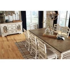 Realyn Rectangular Extendable Dining Table Chipped White - Signature Design By Ashley -Home Style Deals Store GUEST 245641e0 a540 402e 9322 c27ebcc226bc