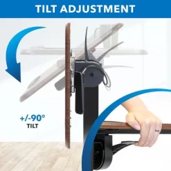 Mount-It! Height Adjustable Overbed Desk And Table With Tilting Tabletop | Overbed Medical Table With Wheels | Dark Walnut -Home Style Deals Store GUEST 249cd4ec cff4 459d 84b1 030c38ef3c12