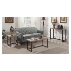 Laredo Parquet Console Table Natural/Black - Breighton Home -Home Style Deals Store GUEST 249ecba0 5ae9 4afa a215 8a34f7433a2e