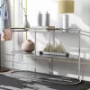Javete Glam 1 Shelf Sofa Table Chrome - HOMES: Inside + Out