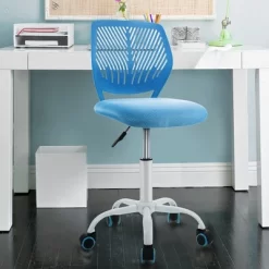 Costway Office Task Desk Armless Chair Adjustable Mid Back Swivel Study Chair RoseBlueTurquoisePurple -Home Style Deals Store GUEST 253e11b8 e3f5 461e be6e 29435e94c7bc