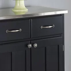 Stainless Top Sideboard Buffet Servers - Home Styles -Home Style Deals Store GUEST 25654060 b400 49cd 9327 c795eca3f9d4
