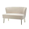 Ainhoa 45" Contemporary Solid And Manufactured Wooden Frame Loveseat | ARTFUL LIVING DESIGN