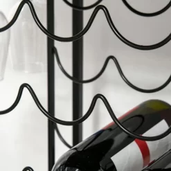 HOMCOM 24-Bottle Industrial Modern Wine Rack Table, Freestanding 6 Tier Wine Bottle Organizer With Glass Stemware Holder , Natural / Black 9 HOMCOM 24-Bottle Industrial Modern Wine Rack Table, Freestanding 6 Tier Wine Bottle Organizer With Glass Stemware Holder , Natural / Black -Home Style Deals Store GUEST 26e4a6cf 5fe5 406c bf7b ea770a4d0dfb