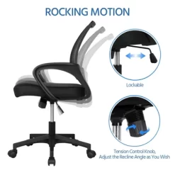Yaheetech Adjustable Ergonomic Computer Chair Office Chair -Home Style Deals Store GUEST 271e8911 36d7 4885 9790 f43d7a3ea28b