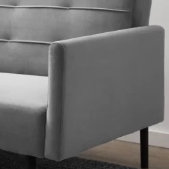 Comfort Collection Futon Sofa Bed With Buttonless Tufting - Lucid -Home Style Deals Store GUEST 2805de54 9c43 4a3b 8dea a0d4aa834542