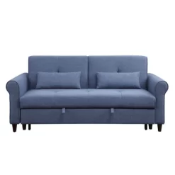 78" Nichelle Sofa Blue Fabric - Acme Furniture