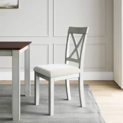 7pc Lafayette Wood Dining Set - Vifah