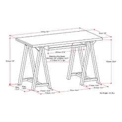 Hawkins Computer Desk With Keyboard Tray - Wyndenhall -Home Style Deals Store GUEST 2d1b51aa 0295 4159 bd85 de9ec48c5be4