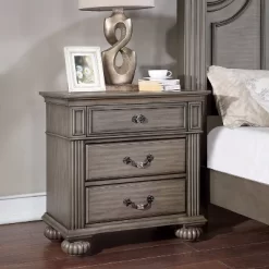 5pc Pennings Traditional Bedroom Set Gray - HOMES: Inside + Out -Home Style Deals Store GUEST 2db4d0b4 8ead 44a8 9445 491af31c6494