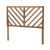 Belisma Wood Headboard Ash Walnut - Baxton Studio