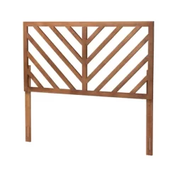 Belisma Wood Headboard Ash Walnut - Baxton Studio