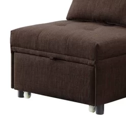 28" Hidalgo Sofa Brown Fabric - Acme Furniture -Home Style Deals Store GUEST 2ff09536 913f 4209 bbd3 239cafaa2302