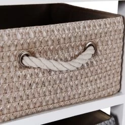 Costway Storage Drawer Unit 4 Woven Basket Cabinet Chest Bedside Table Nightstand 17 Costway Storage Drawer Unit 4 Woven Basket Cabinet Chest Bedside Table Nightstand -Home Style Deals Store GUEST 304fd862 e28b 4f79 ab8b 702c57761674