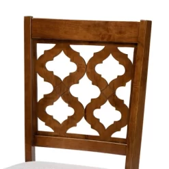 5pc Ramiro Wood Dining Set Gray/Walnut/Brown - Baxton Studio -Home Style Deals Store GUEST 30fda754 8c09 416f 9c78 b359434949d5