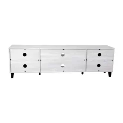 Flash Furniture Nelson 70" Mid Century Modern TV Stand For Up To 60" TV's With Adjustable Shelves And Dual Storage Compartments, Gray -Home Style Deals Store GUEST 312687e5 f171 436f af9a 9919862a2cd6