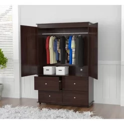 70.9" Video Combo Armoire Espresso - Inval -Home Style Deals Store GUEST 31383ea5 25cd 433b 933b 991136a117be