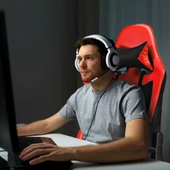 Costway Massage Gaming Chair Recliner Racing Chair W/ Massage Lumbar Support & Footrest -Home Style Deals Store GUEST 346dbf23 b1da 4899 8e09 ff0face7456b