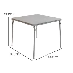 Emma And Oliver Foldable Card Table With Vinyl Table Top - Game Table - Portable Table -Home Style Deals Store GUEST 34d04428 60af 46f9 ad9a e5b9596d6a09
