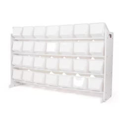 Cambridge Mega Kids' Toy Storage 28 Bin Organizer Bookshelf White - Humble Crew -Home Style Deals Store GUEST 34fa6a5e f8b4 409f 99bd 9bf52634c85a