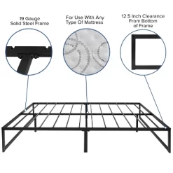 Emma And Oliver 14" Platform Bed Frame & 12" Mattress In A Box - No Box Spring Required -Home Style Deals Store GUEST 35abfdb3 d790 4eac aea3 dcc8866caa6f