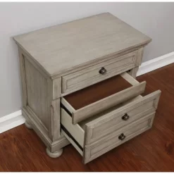 2pc Earl Nightstand And Dresser Set Gray - HOMES: Inside + Out -Home Style Deals Store GUEST 35ca67ef b237 43d2 88e0 8be10f6f9c90