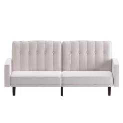 Merrick Lane Mid Century Modern Split-Back Sofa Futon With 3 Recline Positions -Home Style Deals Store GUEST 37580333 97f4 42ef a0fa 62c596a1d2a9