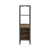 Narik Wine Rack Weathered Oak - Acme Furniture