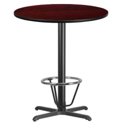 Flash Furniture 36'' Round Laminate Table Top With 30'' X 30'' Bar Height Table Base And Foot Ring -Home Style Deals Store GUEST 37c6a541 6a8f 4e6b b08f a0777bae2658