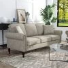 Evok Contemporary Chenille Upholstered Sofa - MiBasics