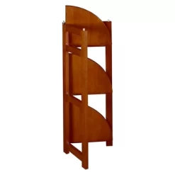 Cakewalk High Corner Folding Bookcase - Regency -Home Style Deals Store GUEST 385a0e52 5e07 4c46 bb8f 9f84d1b6275a