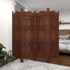 Traditional Wood Room Divider Screen Red - Olivia & May -Home Style Deals Store GUEST 39cb470b d6ab 424b 8dc9 fd0390c5fde4