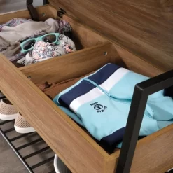 North Avenue Entryway Bench With Hidden Storage And Shelf Sindoori Mango - Sauder -Home Style Deals Store GUEST 3b34edd8 d34c 4e21 9df4 6d791c6e7837