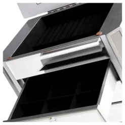 Melanie 7 Drawer Glam Jewelry Armoire Mirrored/Brushed - Aiden Lane -Home Style Deals Store GUEST 3b8096d4 4555 4f4d b0b0 1d44f0f2e14e