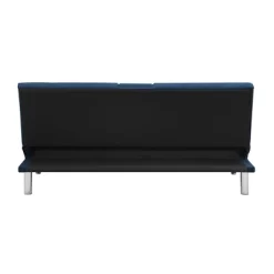 Miley Convertible Futon Sectional Sofa Navy Blue - Serta -Home Style Deals Store GUEST 3b8a063e 08d4 4e9d b972 28de9bcdc6f5