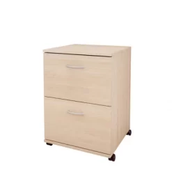 2pc Essentials Home Office Set With 2 Drawer File Cabinet - Nexera