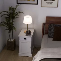Costway Side End Table Nightstand With Charging Station Storage For Living Room Bedroom -Home Style Deals Store GUEST 3c9e1ed0 1e8c 48c4 8d67 5946704d51dd