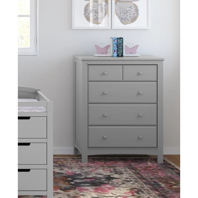 Graco Benton 4 Drawer Dresser - Pebble Gray 3 Graco Benton 4 Drawer Dresser - Pebble Gray - Image 3