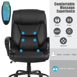 Costway Big & Tall 500lb Massage Office Chair E Xecutive PU Leather Computer Desk Chair 13 Costway Big & Tall 500lb Massage Office Chair E Xecutive PU Leather Computer Desk Chair -Home Style Deals Store GUEST 3e8c8118 2f29 4152 8b74 121cd12ac366