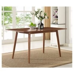 60" Mid-Century Rectangle Dining Table - Saracina Home -Home Style Deals Store GUEST 3f599fed 03d1 425a b922 25a606644b49