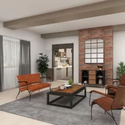 Vintage Leather Loveseat Brown - Olivia & May -Home Style Deals Store GUEST 3ff2fd35 f435 4805 a617 5ad6aeb3f5f1