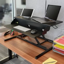 Stand Up Desk Store AirRise Pro Two Tier Standing Desk Converter Monitor Stand With Built-In Keyboard Tray -Home Style Deals Store GUEST 403f7b92 ae9b 4e93 84b3 35d79657ffaf